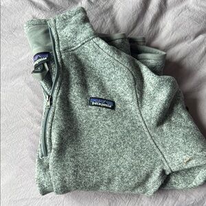Patagonia Gray Full-Zip Fleece Jacket